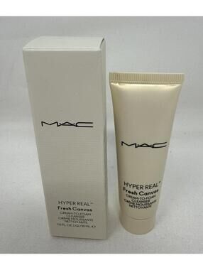 MAC Hyper Real Fresh Canvas Cream-To-Foam Mini Cleanser 30ml/1oz NIB CJ#102